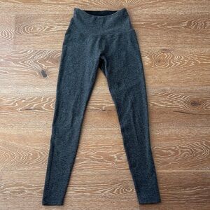 Beyond Yoga High Waisted Leggings Gray Space Dye Yoga Pants Size S Made in USA